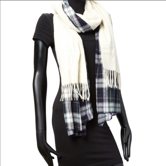 Donni Charm Accessories - Donni Charm Donni Plaid Wool two layers Scarf 🧣